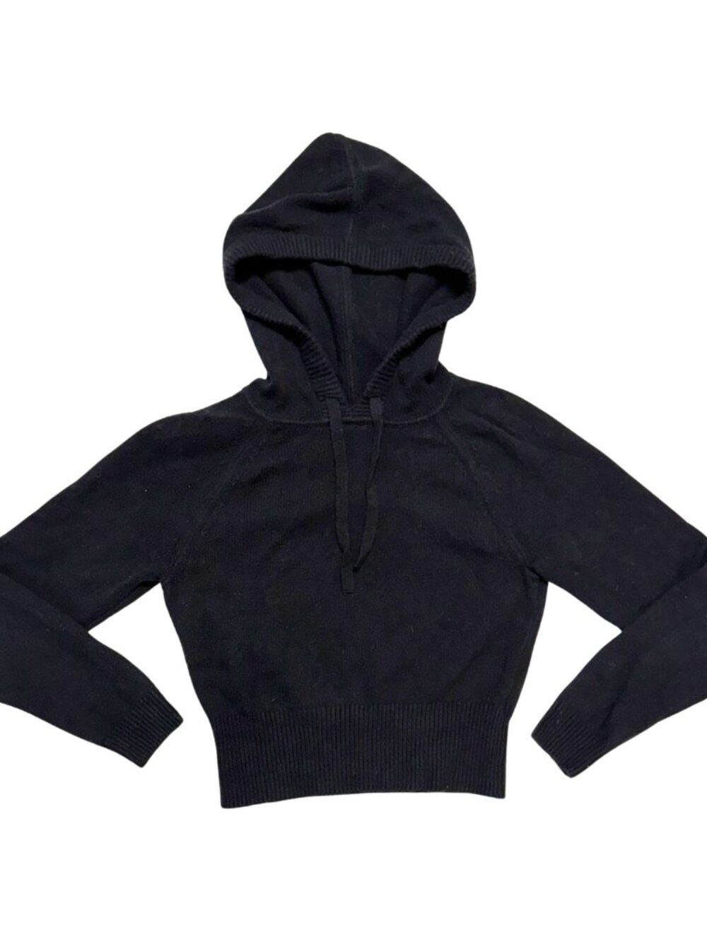 GAP Knit Sweater Hoodie Like New Size XXS Black